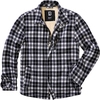 Brandit Classic Sherpa,  shirt/textile jacket,  color: White/Black,  size: XXL