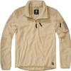 Brandit Fleece Troyer Ripstop,  Sweater,  color: Beige,  size: 3XL