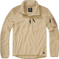 Brandit Fleece Troyer Ripstop,  Sweater,  color: Beige,  size: 4XL