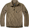 Brandit Fleece Troyer Ripstop,  Sweater,  color: Olive,  size: XL