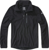 Brandit Fleece Troyer,  Sweater,  color: Black,  size: XXL