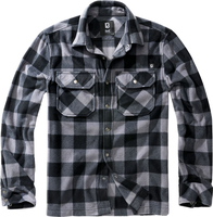 Brandit Jeff Fleece,  shirt,  color: Black/Grey,  size: XXL