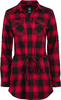 Brandit Lucy,  longshirt,  color: Red/Black,  size: XL