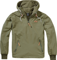 Brandit Luke Windbreaker,  textile jacket,  color: Olive,  size: L
