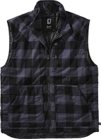 Brandit Lumberjack,  vest,  color: Black/Grey,  size: XL