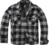 Brandit Lumberjacket,  textile jacket,  color: Black/Light Grey,  size: L