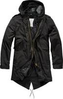 Brandit M51 US Parka,  textile jacket,  color: Black,  size: 3XL