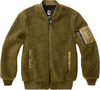 Brandit MA1 Sherpa,  textile jacket,  color: Olive,  size: S