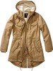 Brandit Marsh Lake Parka,  textile jacket women,  color: Beige,  size: XXL