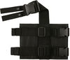 Brandit Molle Flex,  leg bag,  color: Black,  size: M