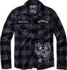 Brandit Motörhead Checkshirt,  shirt,  color: Black/Grey/White,  size: L