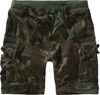 Brandit Packham Vintage,  shorts,  color: Woodland,  size: S