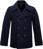 Brandit Pea Coat,  textile jacket,  color: Dark Blue,  size: 5XL