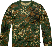 Brandit Premium,  t-shirt longsleeve,  color: Flecktarn,  size: 4XL