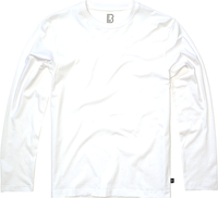 Brandit Premium,  t-shirt longsleeve,  color: White,  size: L