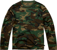 Brandit Premium,  t-shirt longsleeve,  color: Woodland,  size: 5XL