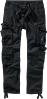 Brandit Pure Slim Fit,  cargo pants,  color: Black,  size: 4XL