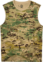 Brandit Sleeveless,  t-shirt,  color: Tactical Camo,  size: XL
