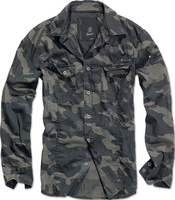 Brandit Slimfit,  shirt,  color: Darkcamo,  size: XL