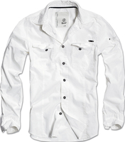 Brandit Slimfit,  shirt,  color: White,  size: M