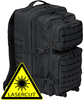 Brandit US Cooper Lasercut,  backpack,  color: Black,  size: 40 l