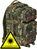 Brandit US Cooper Lasercut,  backpack,  color: Camo (Flecktarn),  size: 25 l
