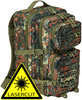 Brandit US Cooper Lasercut,  backpack,  color: Camo (Flecktarn),  size: 40 l
