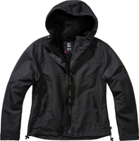 Brandit Windbreaker,  textile jacket women,  color: Black,  size: 4XL