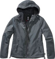 Brandit Windbreaker,  textile jacket women,  color: Dark Grey,  size: 4XL