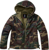 Brandit Windbreaker,  textile jacket women,  color: Woodland,  size: 3XL