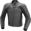 Büse Assen,  leather jacket,  color: Black/Grey,  size: 62