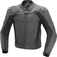 Büse Assen,  leather jacket,  color: Black/Grey,  size: 62