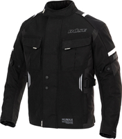 Büse Breno Pro,  textile jacket waterproof kids,  color: Black/Dark Grey,  size: 176