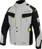 Büse Breno Pro,  textile jacket waterproof kids,  color: Black/Light Grey/Neon-Yellow,  size: 152
