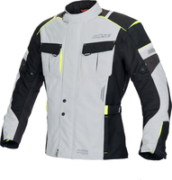 Büse Breno Pro,  textile jacket waterproof women,  color: Black/Light Grey,  size: 46