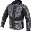 Büse Bristol Camo,  textile jacket,  color: Black/Grey/Light Grey,  size: XL