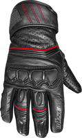 Büse Flash,  gloves,  color: Black/Red,  size: 9