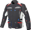 Büse Highland II,  textile jacket waterproof,  color: Black/Light Grey/Red/Blue,  size: 64