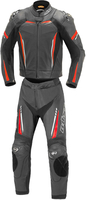Büse Imola,  leather suit 2pcs.,  color: Black/Neon-Red/White,  size: 60