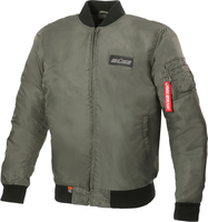 Büse Kingman,  textile jacket women,  color: Olive,  size: 36