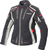 Büse Linda,  textile jacket waterproof women,  color: Black/Light Grey/Red,  size: 38