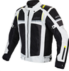 Büse Livorno,  textile jacket women,  color: Black/Light Grey,  size: 48