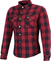 Büse M11 Karo,  shirt women,  color: Red,  size: 36