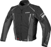 Büse Miles,  textile jacket waterproof,  color: Black/Grey,  size: XL