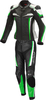 Büse Mille,  leather suit 2pcs. women,  color: Black/White/Green,  size: 42