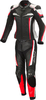 Büse Mille,  leather suit 2pcs. women,  color: Black/White/Red,  size: 42