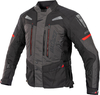 Büse Monterey,  textile jacket waterproof,  color: Black/Grey,  size: 48