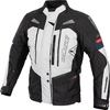Büse Monterey,  textile jacket waterproof,  color: Black/Light Grey/Blue,  size: 50