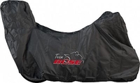 Büse motorcycle with top case,  cover
