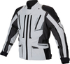 Büse Nero,  textile jacket waterproof,  color: Light Grey/Black,  size: 56